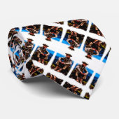 一般的なヴァンパオ水の色サテンパターン ネクタイ (ロール)