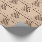 一般的な万能選択 ラッピングペーパー (角)