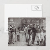 一般的な叫び声，ブッシュ酒場の中， 1878 ポストカード (正面/裏面)