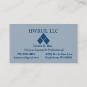 一般的な名刺のプロフェッショナル 名刺 (裏面)