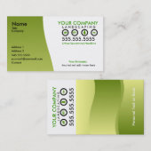 一般的な庭師の名刺 名刺 (正面/裏面)