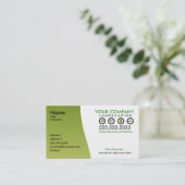 一般的な庭師の名刺 名刺 (スタンド正面)