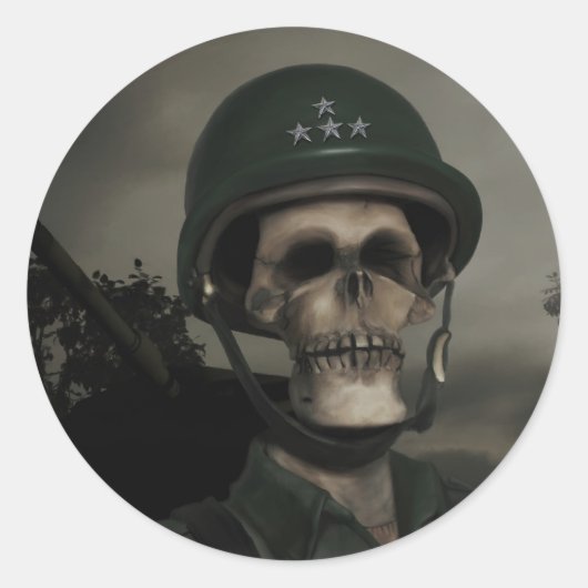 一般的な死のシール ラウンドシール (正面)