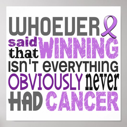 一般的な癌と言った人 ポスター (正面)