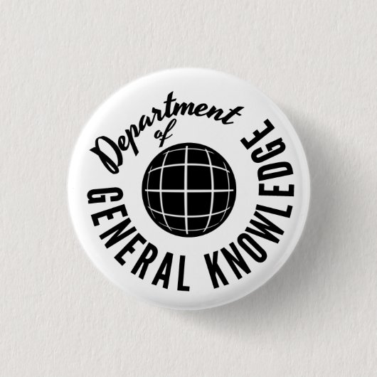 一般的な知識Dept. Pin2 缶バッジ (正面)