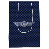 一般的な空気パイロットのクロムは翼のコンパスを好みます ミディアムペーパーバッグ (裏面)