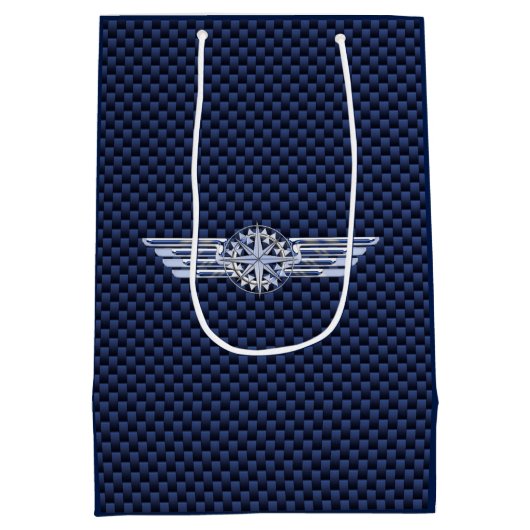 一般的な空気パイロットのクロムは翼のコンパスを好みます ミディアムペーパーバッグ (裏面)