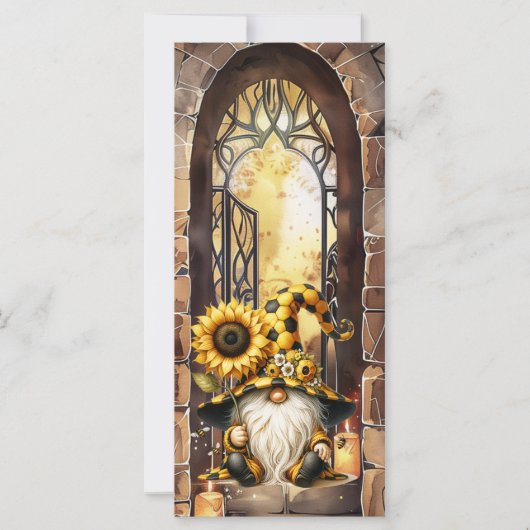 一般的な空白のフラットグリーティングカード (正面)