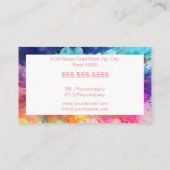 一般的な色の名刺のスペッシュ 名刺 (裏面)