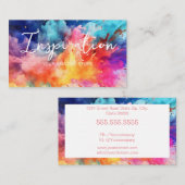 一般的な色の名刺のスペッシュ 名刺 (正面/裏面)