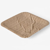 一般的な茶色の厚紙 ペーパープレート (傾斜あり)