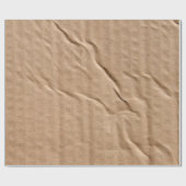 一般的な茶色の厚紙 ラッピングペーパー (フラット)