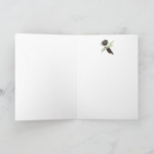 一般的な誕生日カササギ自然 カード (内部)