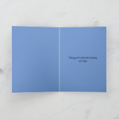 一般的な誕生日グリーティングカードと海シーン カード (内部)