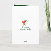 一般的な誕生日バニーラビットのための特別 カード (裏面)