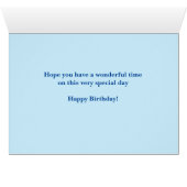 一般的な誕生日夏のランズウィックベイウォーター色 (内部横(下))