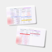 一般的な超音波参照バッジガイド バッジ (正面＆裏面)