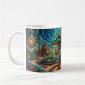 一般的な降下スネークコーヒーマグ コーヒーマグカップ (左)