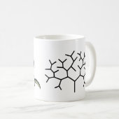 一般的な降下ヘビとゲーター コーヒーマグカップ (正面右)