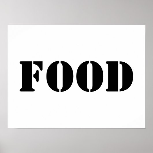 一般的な飲食物のユーモアのあるパーティー ポスター (正面)