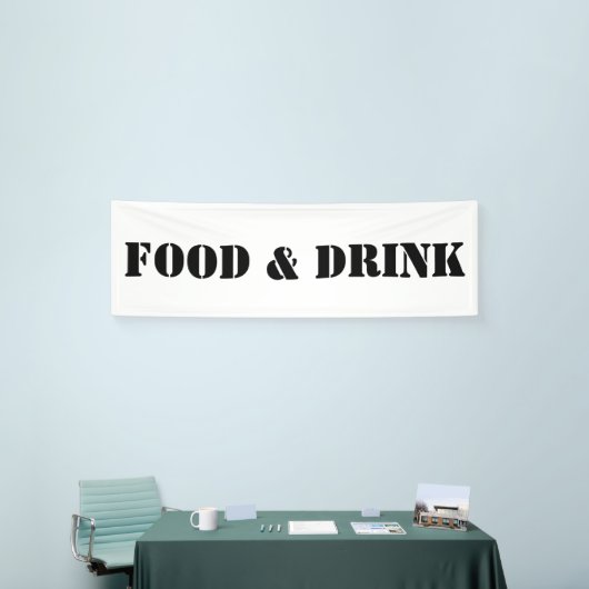 一般的な飲食物のユーモアのあるパーティー 横断幕 (トレードショー)