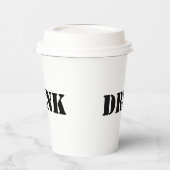 一般的な飲食物のユーモアのあるパーティー 紙コップ (左)