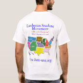 一般的なLSM。  地域は支持します Tシャツ (裏面)