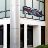 一般的カスタマイズな大型洗車事業 横断幕 (ビルの外側)