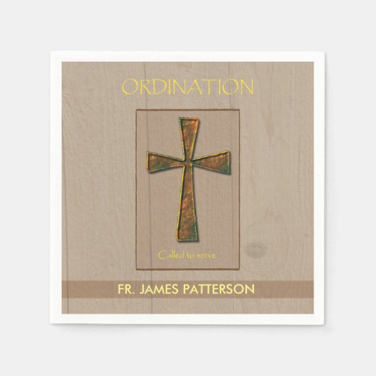 一般調整祝い金デザインC スタンダードカクテルナプキン (正面)