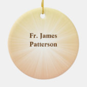 一般調整祝い金デザインC セラミックオーナメント (裏面)