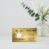 一般請負業者ツール | ホームレノベーション 名刺 (スタンド正面)