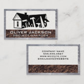 一般請負業者ツール | 建物開発者 名刺 (正面/裏面)