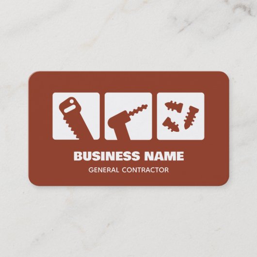 一般請負業者名刺 名刺 (正面)