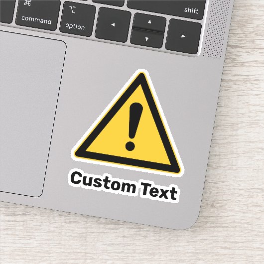 一般警告三角形の記号 シール (詳細)