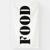 一般飲食物パーティーユーモアのある供給禁止 横断幕 (縦)