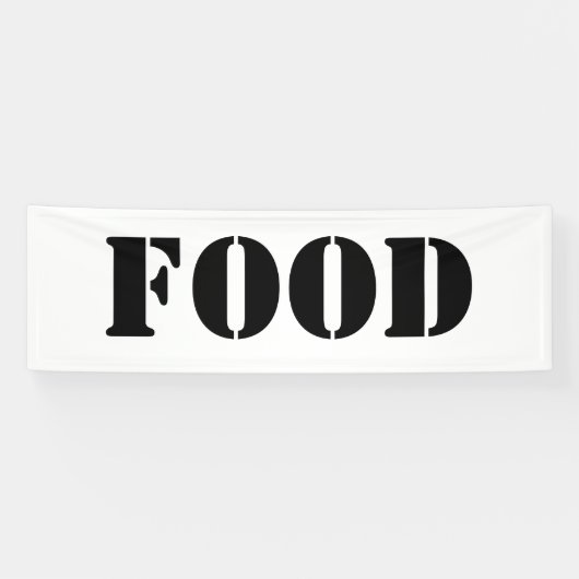 一般飲食物パーティーユーモアのある供給禁止 横断幕 (横)