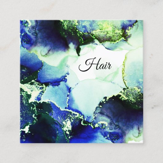 *~*一般。ガーリー爪、 ネイルの霊気 スクエア名刺 (正面)