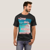 「一船一家族、果てしない思い出」 Tシャツ (正面フル)
