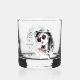 一見しただけでは腹が立つ ウイスキーグラス