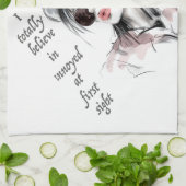 一見しただけでは腹が立つ キッチンタオル (折り畳み)