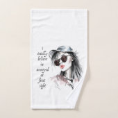 一見しただけでは腹が立つ バスタオルセット (ハンドタオル)