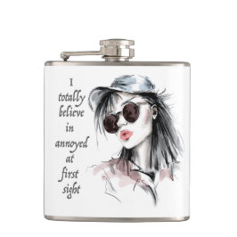 一見しただけでは腹が立つ フラスク