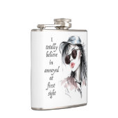 一見しただけでは腹が立つ フラスク (右)