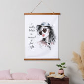 一見しただけでは腹が立つ 吊り下げ型タペストリー (寝室)