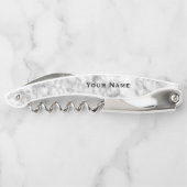 一見をカスタマイズ、個人化して下さい、大理石模様をつけて下さい ソムリエナイフ (裏面)