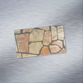 一見を舗装する装飾的な石 マグネット名刺 (インサイチュ)