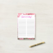 一覧の内容: ポストイット (デスク上)