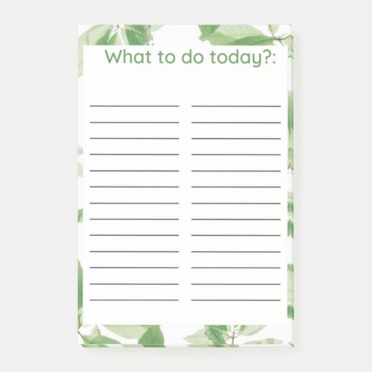 一覧の内容： ポストイット (正面)