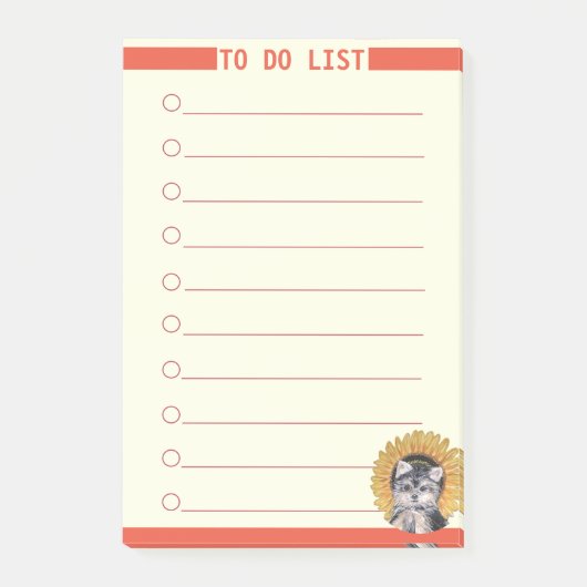 一覧やかわいい犬をカスタマイズ ポストイット (正面)