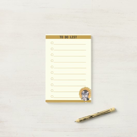 一覧やかわいい犬をカスタマイズ ポストイット (デスク上)